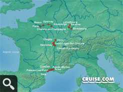 French Canals Map