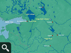 Russia River Map