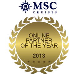MSC Cruises Online Partner of the Year Award