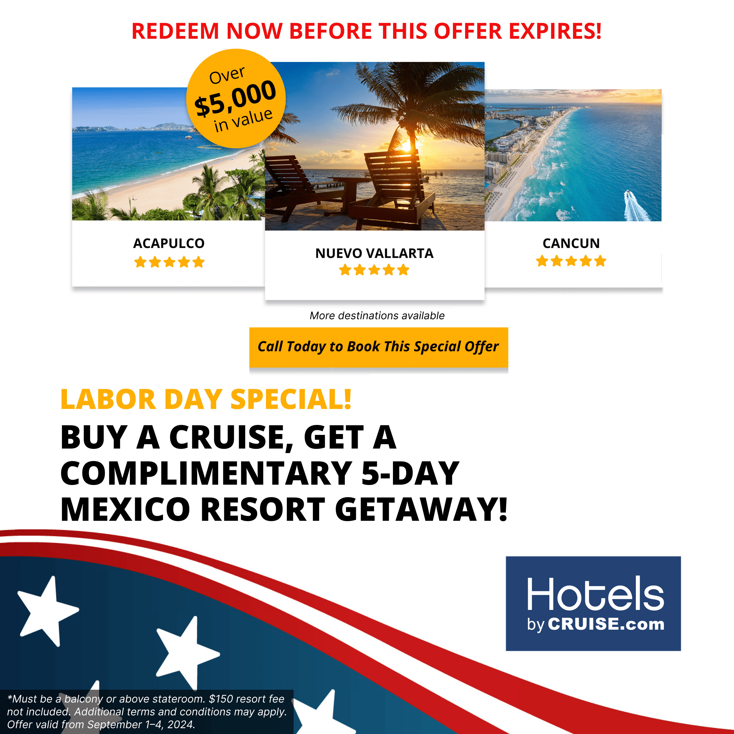 Labor Day Cruise Sale