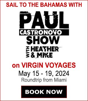 Paul Castronovo Cruise May 15-19, 2024 Roundtrip from Miami