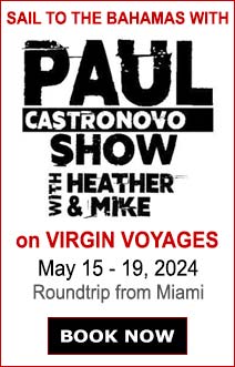 Paul Castronovo Cruise May 15-19, 2024 Roundtrip from Miami