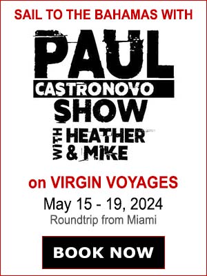 Paul Castronovo Cruise May 15-19, 2024 Roundtrip from Miami