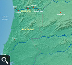 Douro River Map