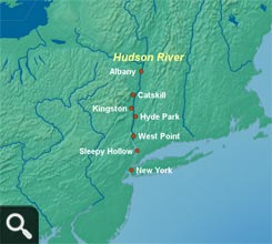 Hudson River Map