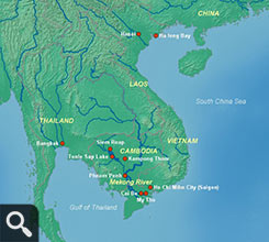 Mekong River Map