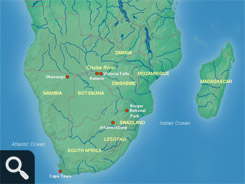 Zambezi River Map